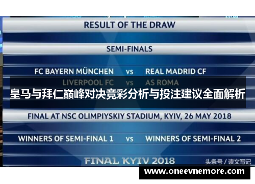 皇马与拜仁巅峰对决竞彩分析与投注建议全面解析